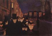 Edvard Munch Night oil painting on canvas